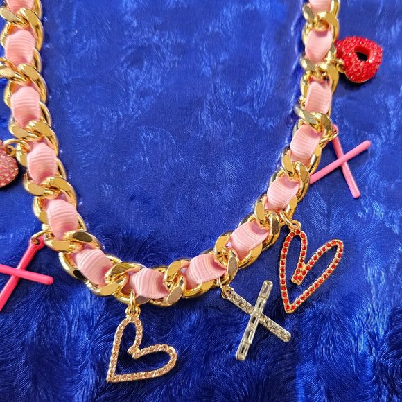 Betsey Johnson Valentine's or Any Day Charm Necklace - NWT - Picture 7 of 13